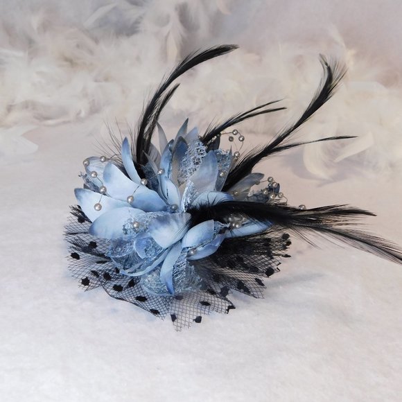 MINI BOWLER HAT Fascinator Black - Picture 9 of 14
